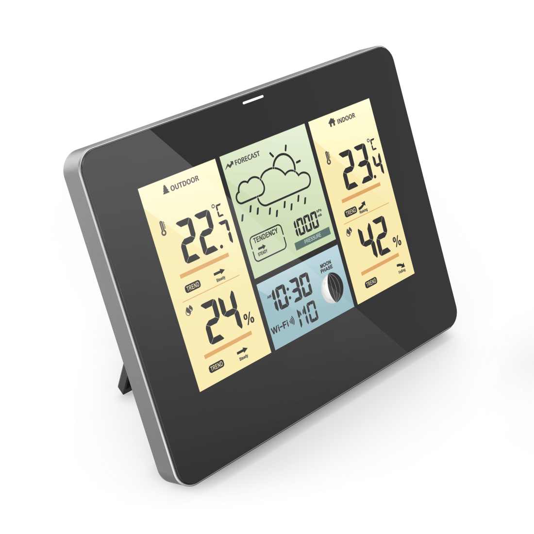 Hama Touch Weather station black Weather Station black 186314 
