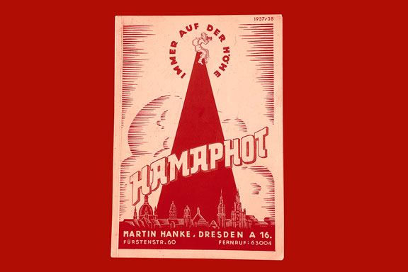 Hamaphot Katalog von 1937/38