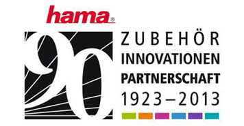 Das Logo zum 90. Geburtstag von Hama