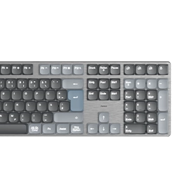 Hama Multi-Device-Tastatur "WK-800", kabellos, mechanisch, LED, Schw., QWERTZ DE