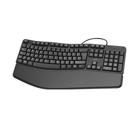 Hama Ergonomische Tastatur "EKC-400", mit Handballenauflage